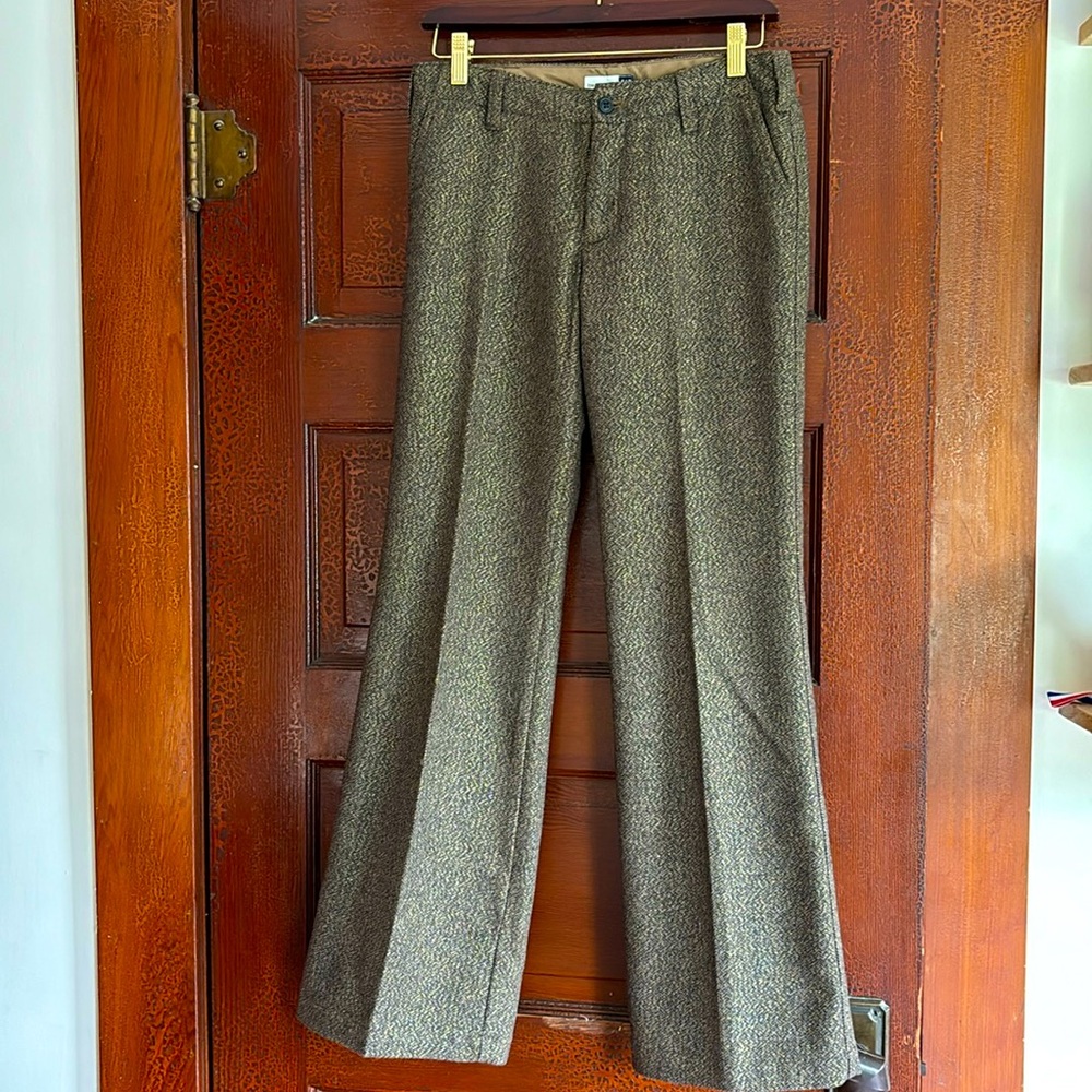 Vintage 90s Gap Wool Low Rise Flared leg Pants